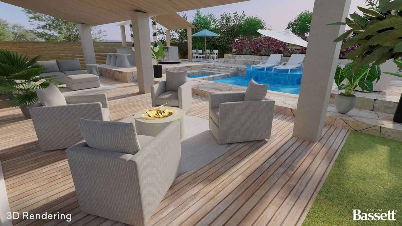 3D rendering creating in Room Planner tool