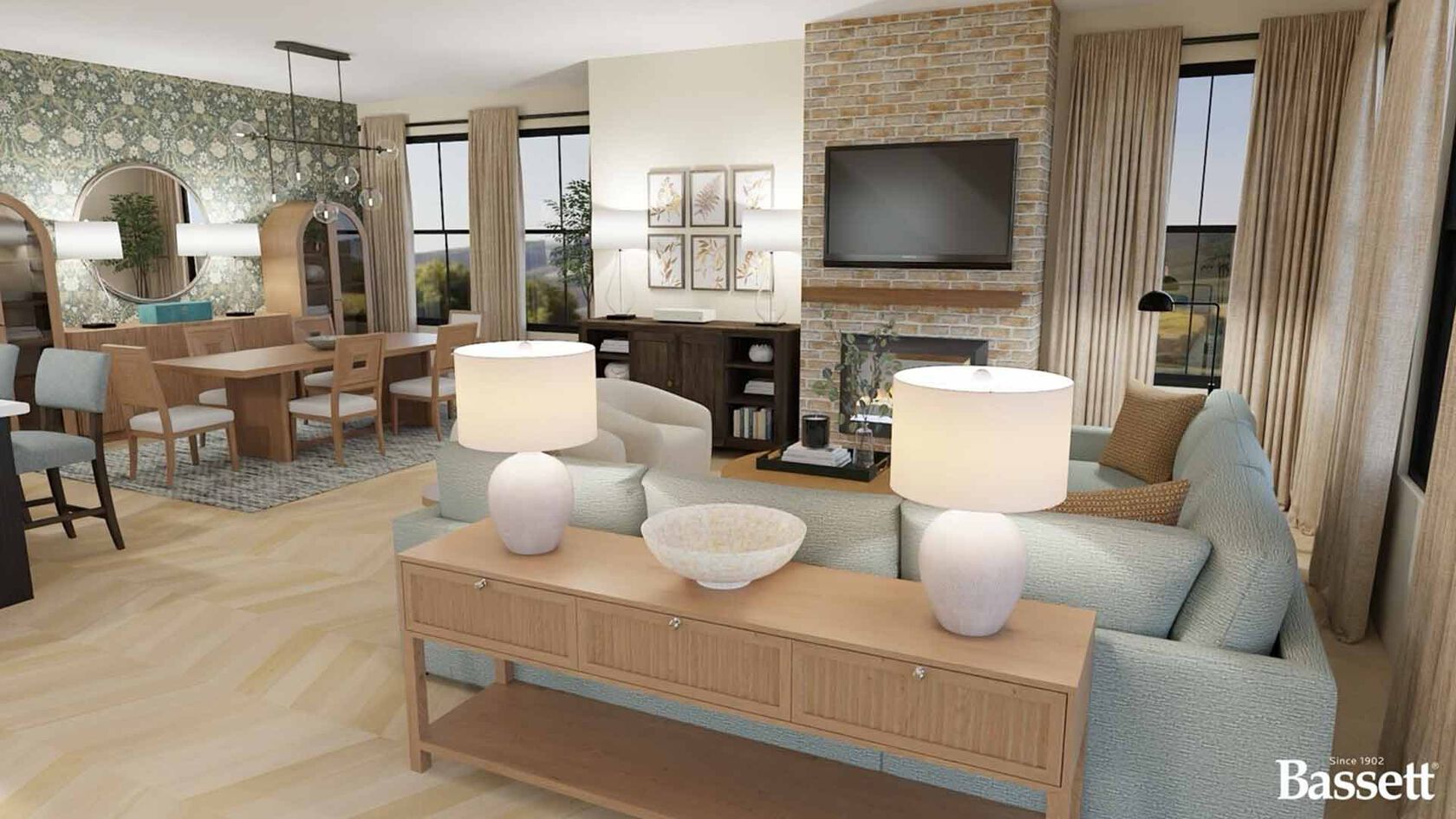 Great Room Design by Gloria Fox