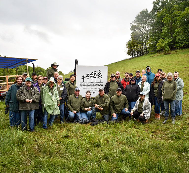 Bassett team of tree planters